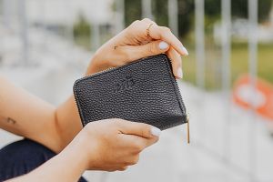 Malá kožená peněženka Odette