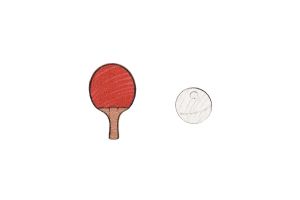 Dřevěné náušnice Ping pong