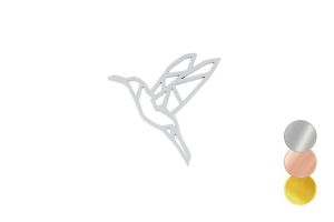 Kovová brož Bird Steel Brooch