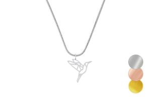 Kovový přívěsek Bird Steel Pendant